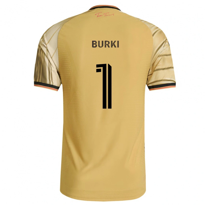 Danxen Dětské Roman Bürki #1 Hnědá Žlutá Černá Daleko Hráčské Dresy 2026/27 Dres