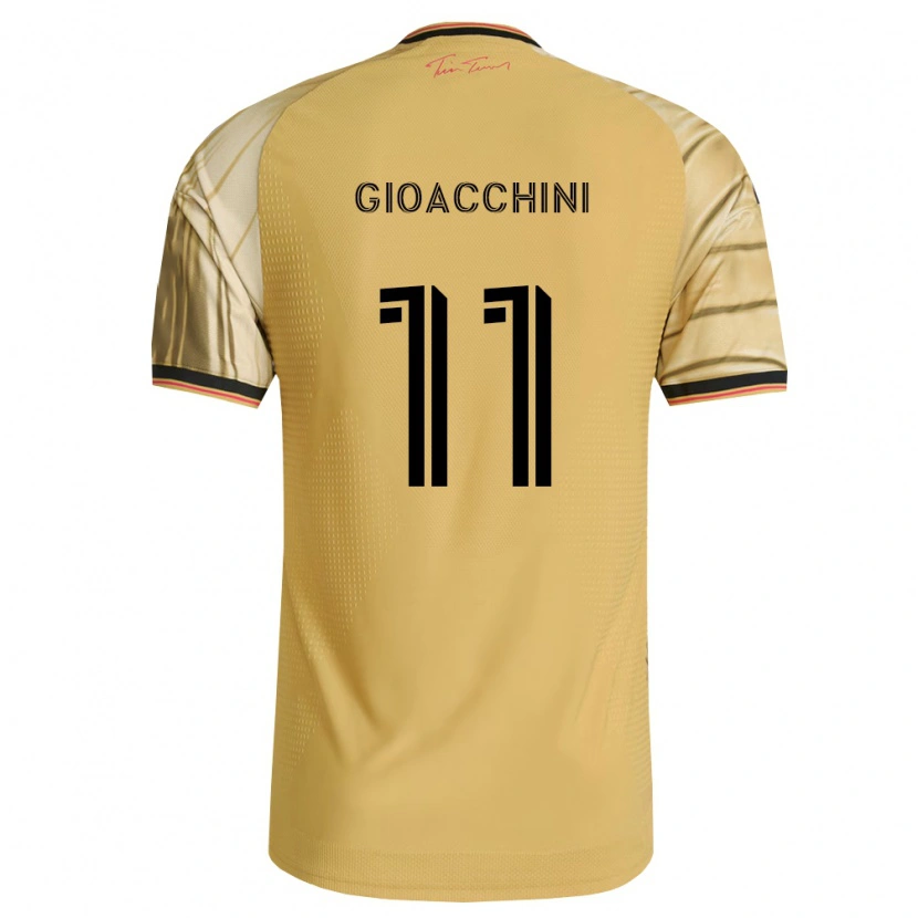 Danxen Dětské Nicholas Gioacchini #11 Hnědá Žlutá Černá Daleko Hráčské Dresy 2026/27 Dres