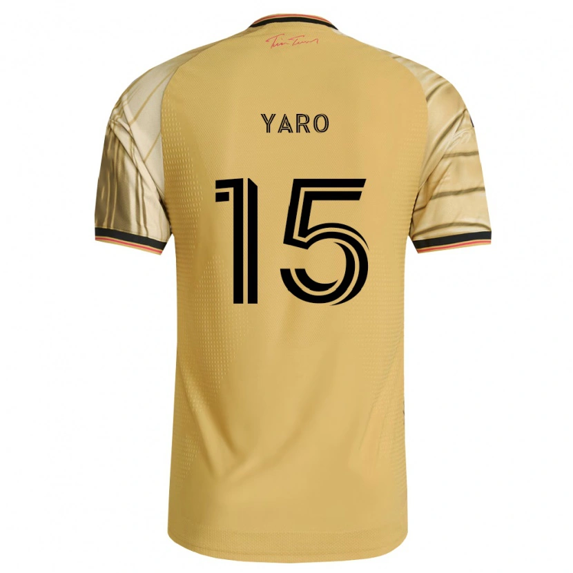 Danxen Dětské Joshua Yaro #15 Hnědá Žlutá Černá Daleko Hráčské Dresy 2026/27 Dres
