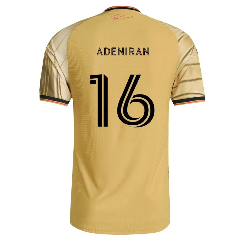 Danxen Dětské Samuel Adeniran #16 Hnědá Žlutá Černá Daleko Hráčské Dresy 2026/27 Dres