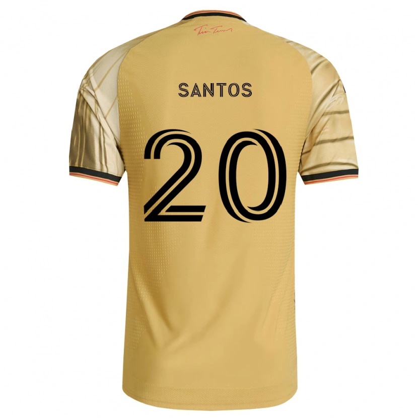 Danxen Dětské Rafael Santos #20 Hnědá Žlutá Černá Daleko Hráčské Dresy 2026/27 Dres