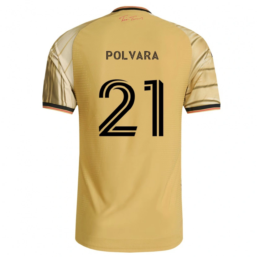 Danxen Dětské Dante Polvara #21 Hnědá Žlutá Černá Daleko Hráčské Dresy 2026/27 Dres