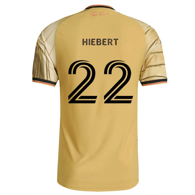 Danxen Dětské Kyle Hiebert #22 Hnědá Žlutá Černá Daleko Hráčské Dresy 2026/27 Dres
