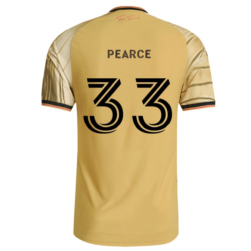 Danxen Dětské Tyson Pearce #33 Hnědá Žlutá Černá Daleko Hráčské Dresy 2026/27 Dres