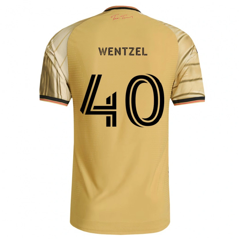 Danxen Dětské Michael Wentzel #40 Hnědá Žlutá Černá Daleko Hráčské Dresy 2026/27 Dres
