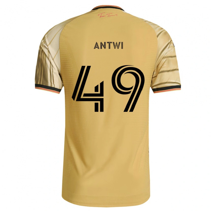Danxen Dětské Seth Antwi #49 Hnědá Žlutá Černá Daleko Hráčské Dresy 2026/27 Dres