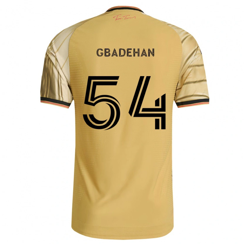 Danxen Dětské Adeteye Gbadehan #54 Hnědá Žlutá Černá Daleko Hráčské Dresy 2026/27 Dres