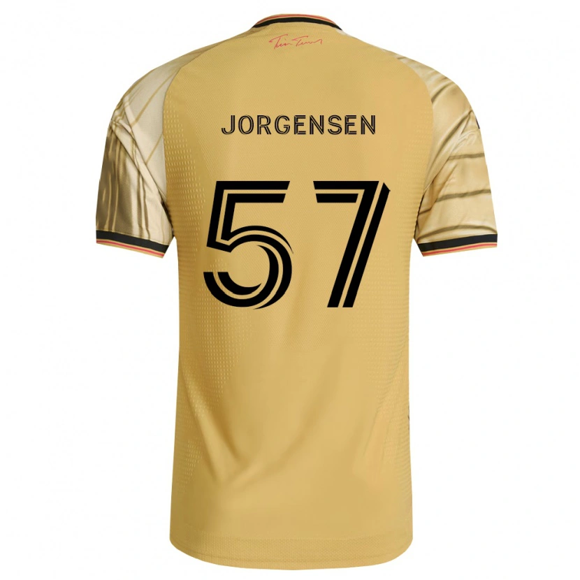 Danxen Dětské Owen Jorgensen #57 Hnědá Žlutá Černá Daleko Hráčské Dresy 2026/27 Dres