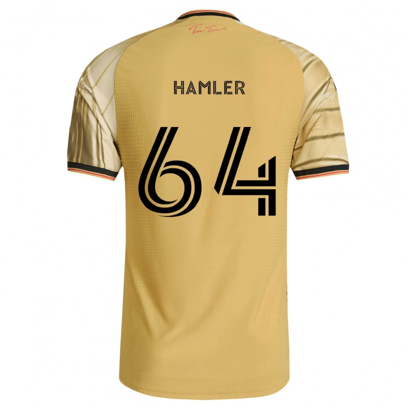 Danxen Dětské Cobe Hamler #64 Hnědá Žlutá Černá Daleko Hráčské Dresy 2026/27 Dres