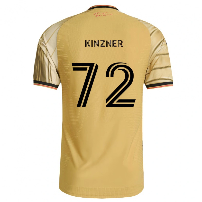 Danxen Dětské Eric Kinzner #72 Hnědá Žlutá Černá Daleko Hráčské Dresy 2026/27 Dres