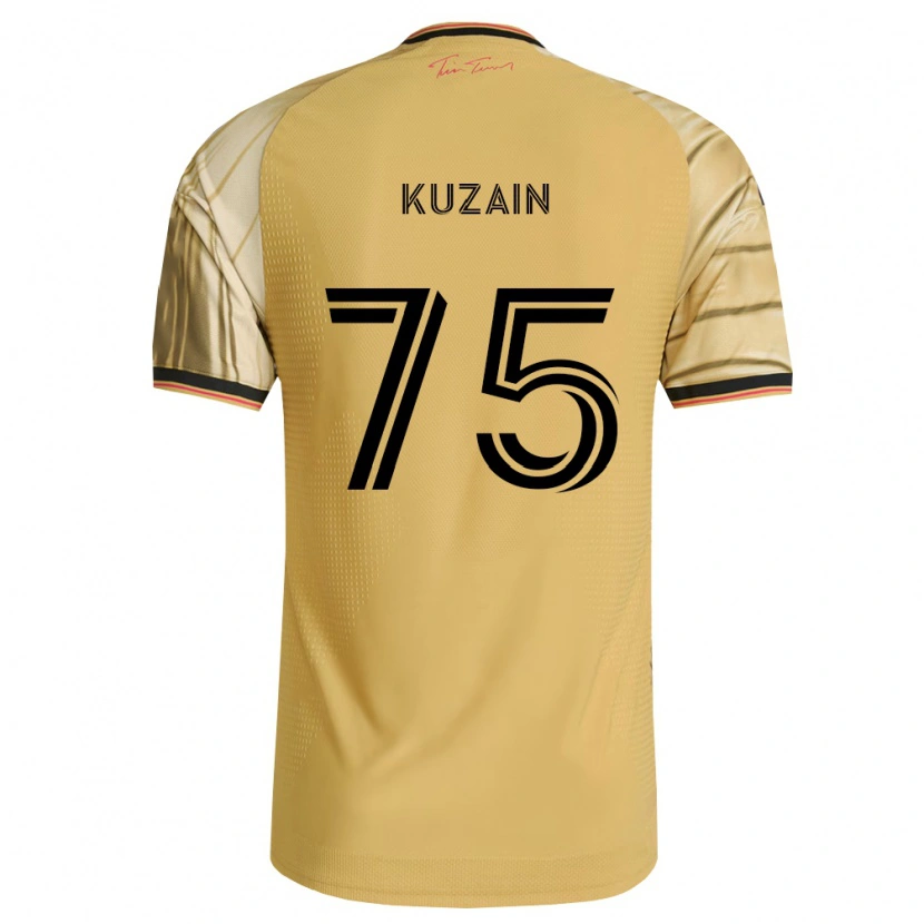 Danxen Dětské Wan Kuzain #75 Hnědá Žlutá Černá Daleko Hráčské Dresy 2026/27 Dres