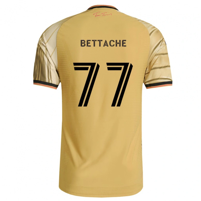Danxen Dětské Faysal Bettache #77 Hnědá Žlutá Černá Daleko Hráčské Dresy 2026/27 Dres
