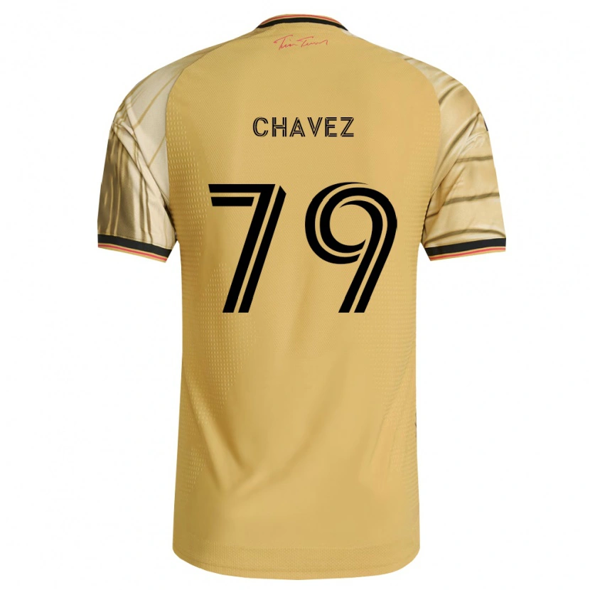 Danxen Dětské Emiliano Chavez #79 Hnědá Žlutá Černá Daleko Hráčské Dresy 2026/27 Dres