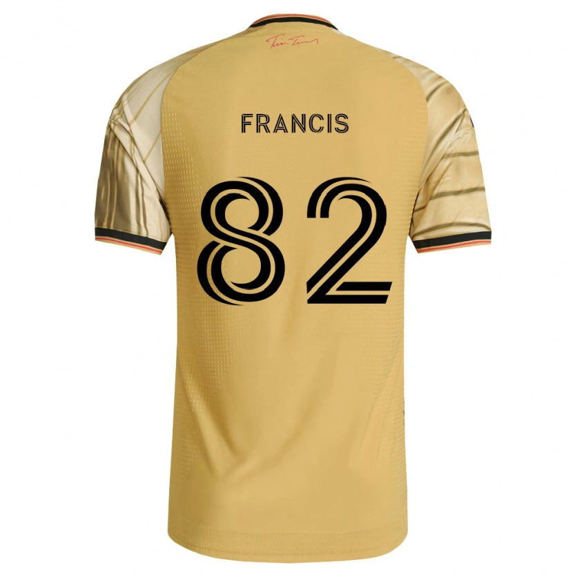 Danxen Dětské Patrick Francis #82 Hnědá Žlutá Černá Daleko Hráčské Dresy 2026/27 Dres