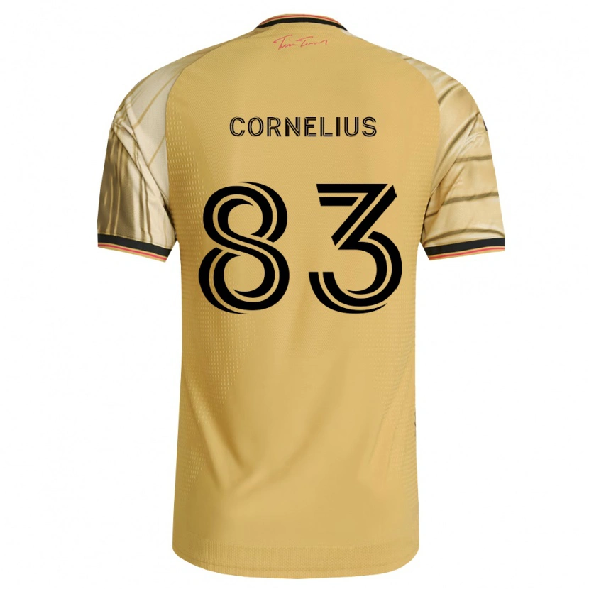Danxen Dětské Lorenzo Cornelius #83 Hnědá Žlutá Černá Daleko Hráčské Dresy 2026/27 Dres
