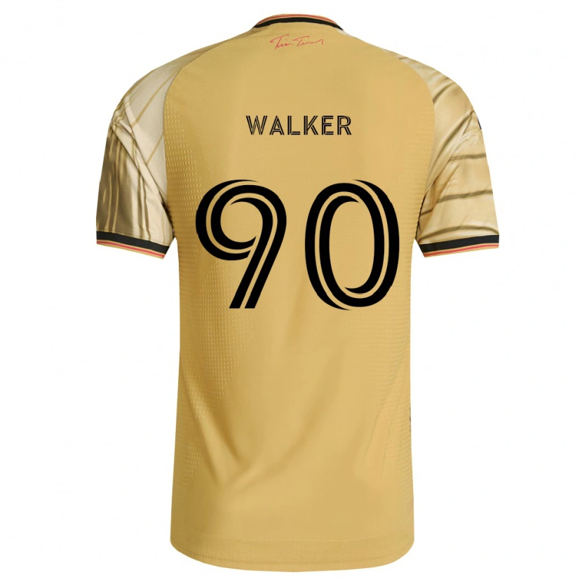 Danxen Dětské Eric Walker #90 Hnědá Žlutá Černá Daleko Hráčské Dresy 2026/27 Dres