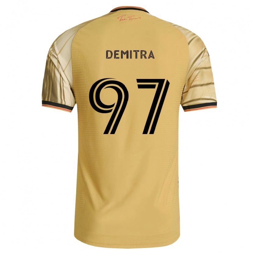 Danxen Dětské Lucas Demitra #97 Hnědá Žlutá Černá Daleko Hráčské Dresy 2026/27 Dres