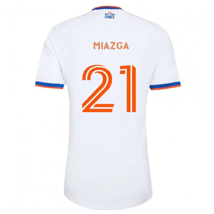 Danxen Dětské Matt Miazga #21 Bílá Tmavě Modrá Oranžová Daleko Hráčské Dresy 2026/27 Dres