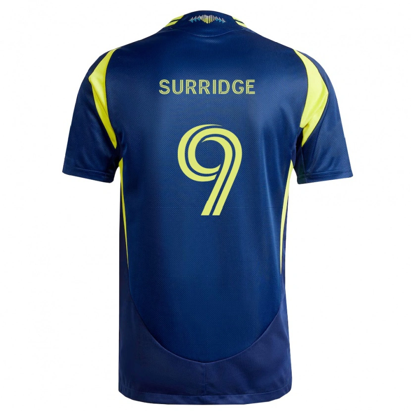 Danxen Dětské Sam Surridge #9 Žlutá Tmavě Modrá Daleko Hráčské Dresy 2026/27 Dres
