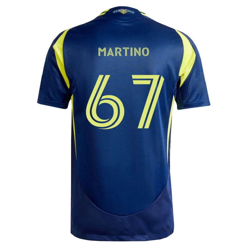 Danxen Dětské Ben Martino #67 Žlutá Tmavě Modrá Daleko Hráčské Dresy 2026/27 Dres