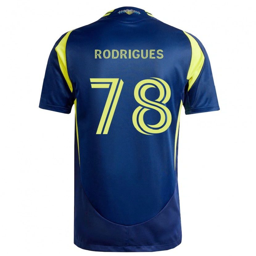 Danxen Dětské Giuliano Rodrigues #78 Žlutá Tmavě Modrá Daleko Hráčské Dresy 2026/27 Dres
