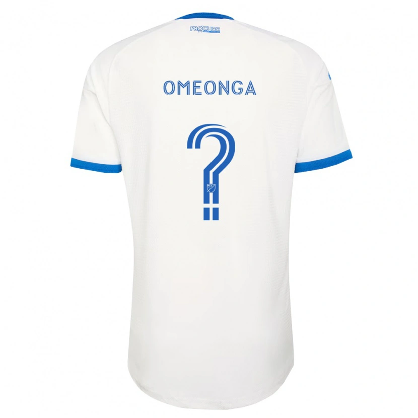 Danxen Dětské Jeremie Omeonga #0 Nebesky Modrá Bílá Daleko Hráčské Dresy 2026/27 Dres