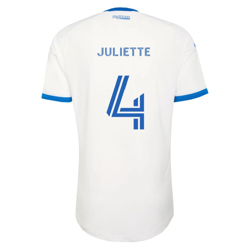 Danxen Dětské Perreault Juliette #4 Nebesky Modrá Bílá Daleko Hráčské Dresy 2026/27 Dres