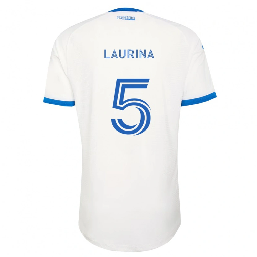 Danxen Dětské Bilombo Laurina #5 Nebesky Modrá Bílá Daleko Hráčské Dresy 2026/27 Dres