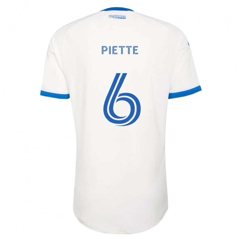 Danxen Dětské Samuel Piette #6 Nebesky Modrá Bílá Daleko Hráčské Dresy 2026/27 Dres