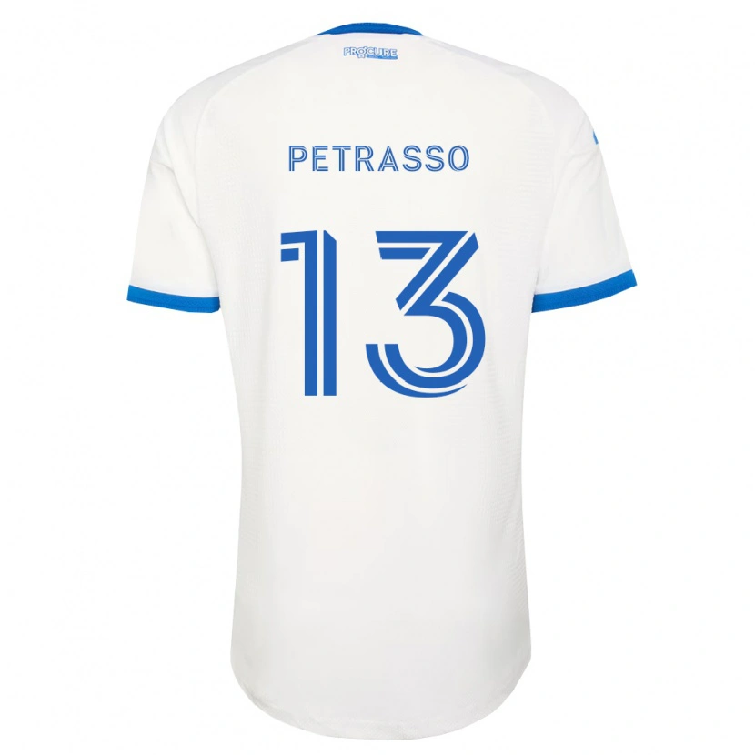Danxen Dětské Luca Petrasso #13 Nebesky Modrá Bílá Daleko Hráčské Dresy 2026/27 Dres