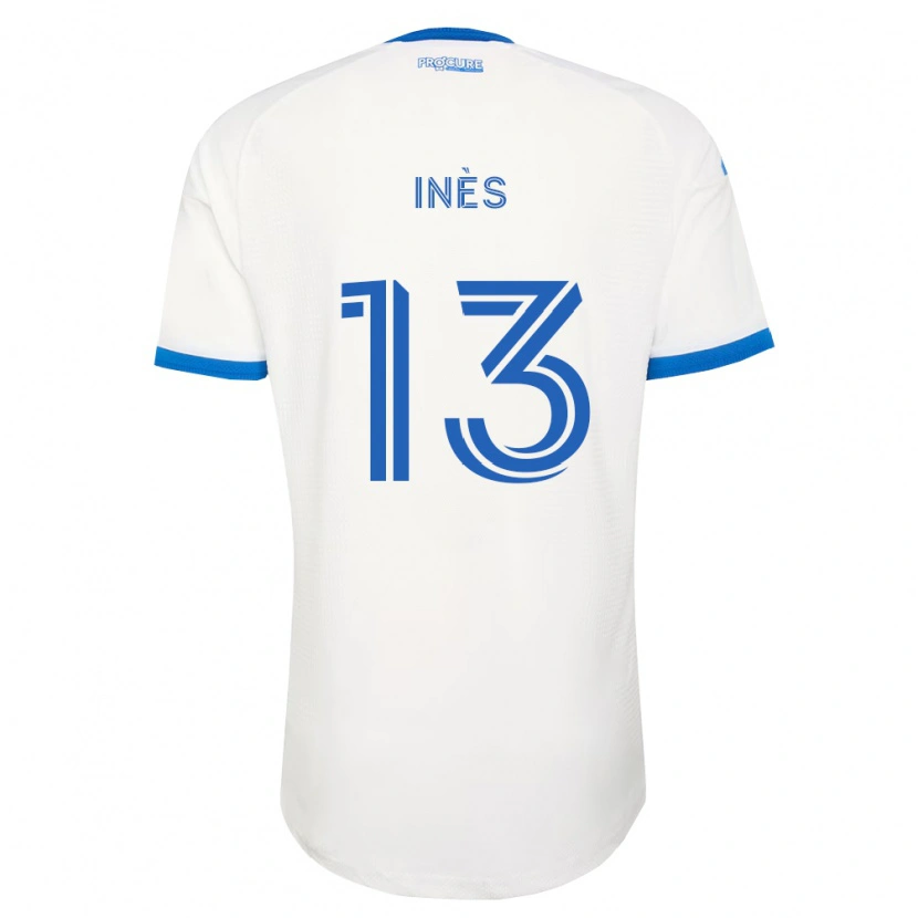 Danxen Dětské Nourani Inès #13 Nebesky Modrá Bílá Daleko Hráčské Dresy 2026/27 Dres