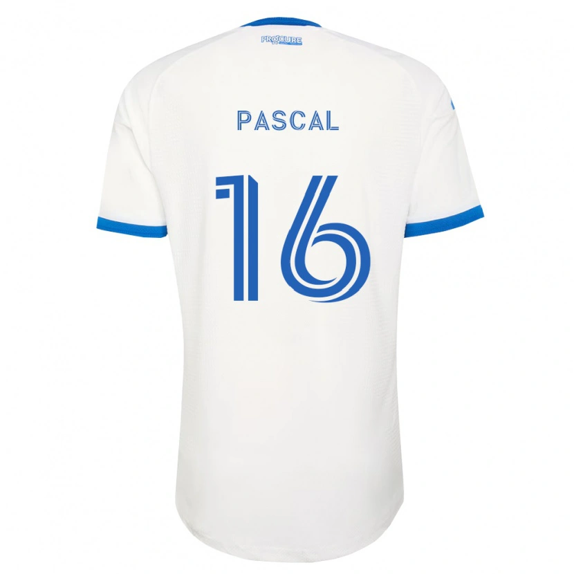 Danxen Dětské Raphael Pascal #16 Nebesky Modrá Bílá Daleko Hráčské Dresy 2026/27 Dres