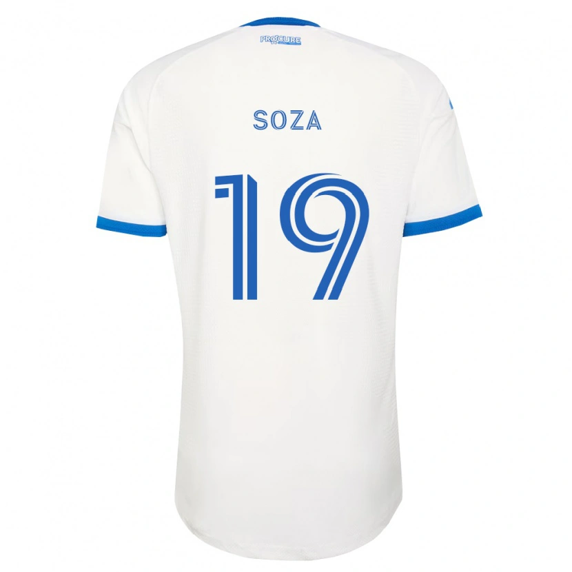 Danxen Dětské Joel Soza #19 Nebesky Modrá Bílá Daleko Hráčské Dresy 2026/27 Dres
