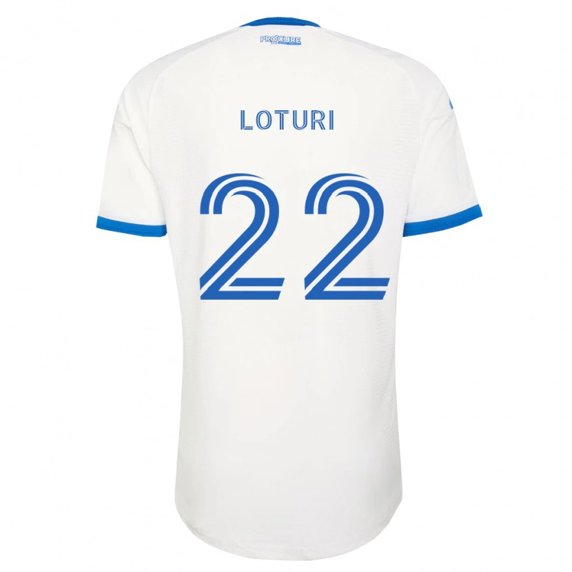 Danxen Dětské Victor Loturi #22 Nebesky Modrá Bílá Daleko Hráčské Dresy 2026/27 Dres