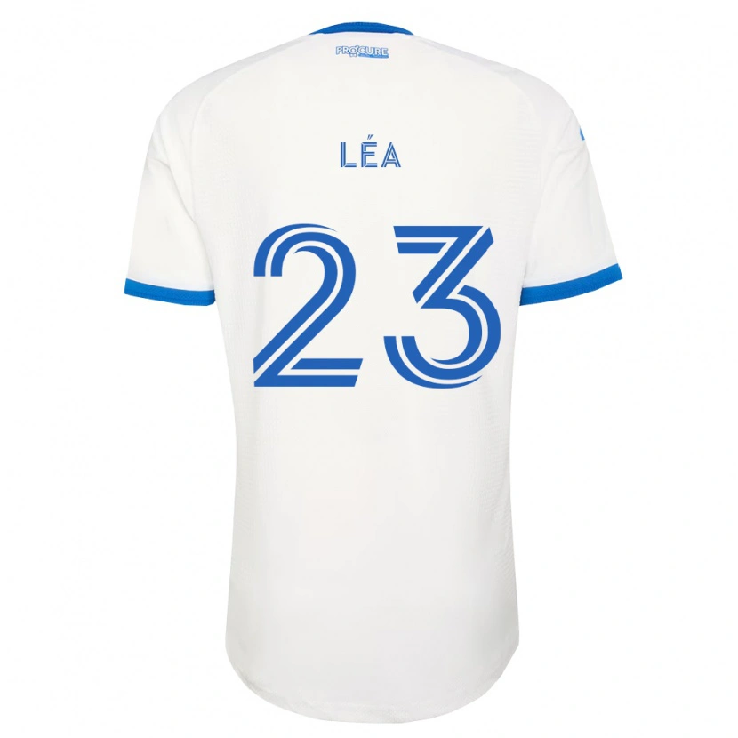 Danxen Dětské Jacques Léa #23 Nebesky Modrá Bílá Daleko Hráčské Dresy 2026/27 Dres