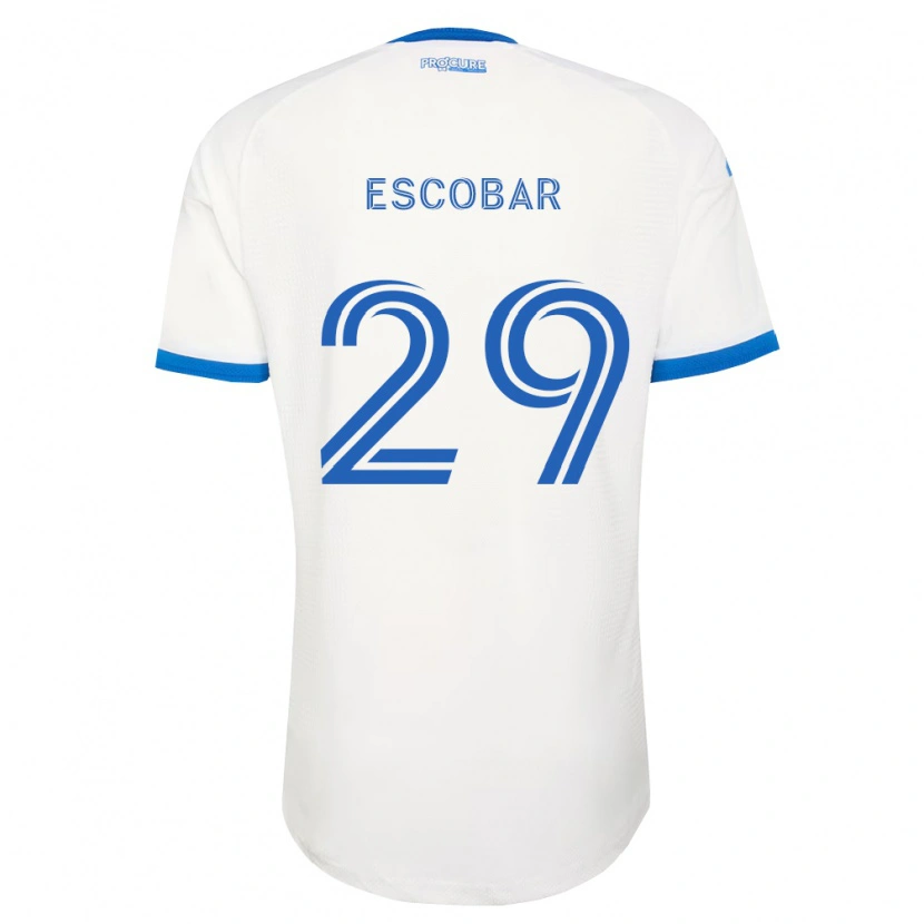 Danxen Dětské Olger Escobar #29 Nebesky Modrá Bílá Daleko Hráčské Dresy 2026/27 Dres