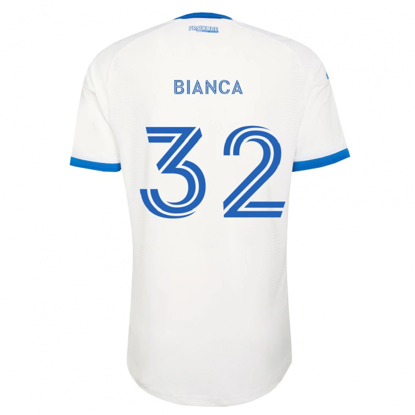 Danxen Dětské Hanisch Bianca #32 Nebesky Modrá Bílá Daleko Hráčské Dresy 2026/27 Dres