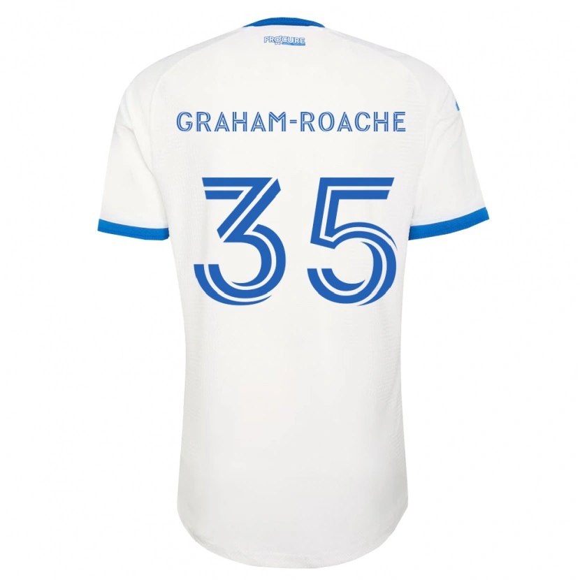 Danxen Dětské Owen Graham-Roache #35 Nebesky Modrá Bílá Daleko Hráčské Dresy 2026/27 Dres