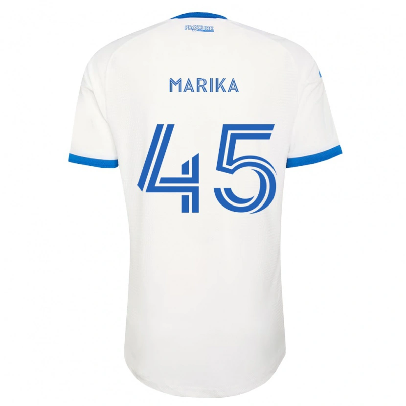 Danxen Dětské Cregheur Marika #45 Nebesky Modrá Bílá Daleko Hráčské Dresy 2026/27 Dres