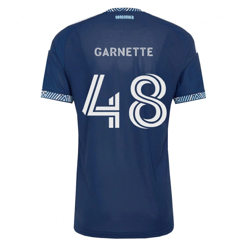 Danxen Dětské Micaah Garnette #48 Tmavě Modrá Bílá Daleko Hráčské Dresy 2026/27 Dres