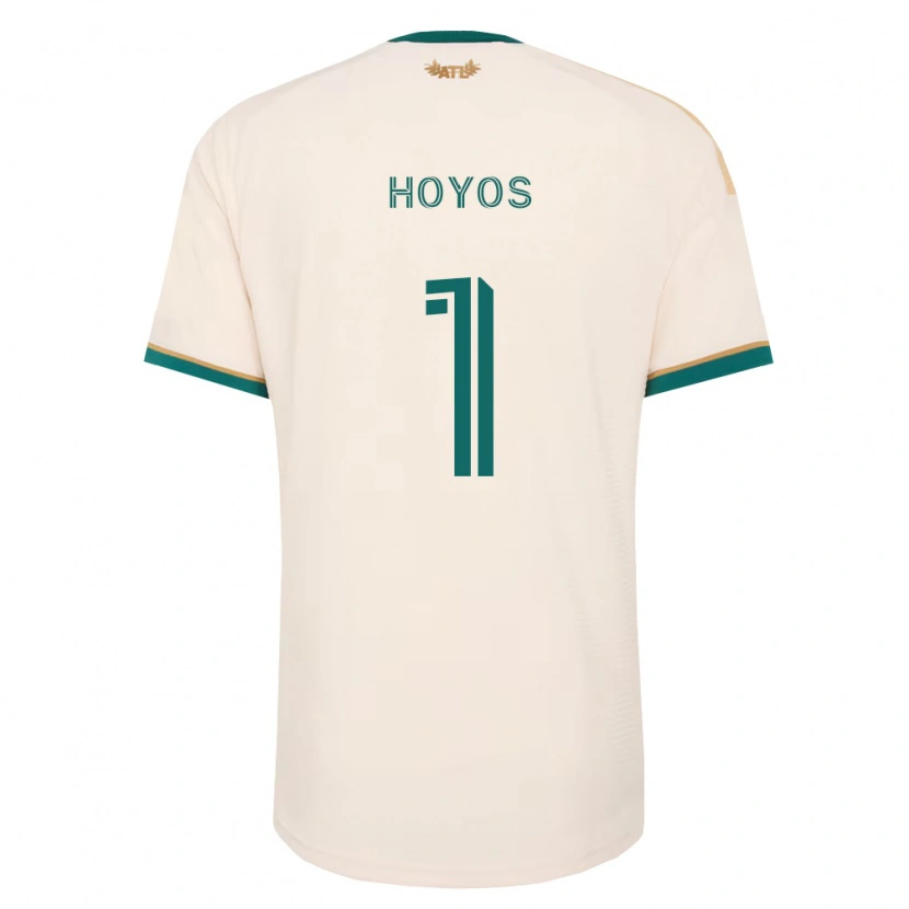 Danxen Dětské Lucas Hoyos #1 Šampaňská Zelená Daleko Hráčské Dresy 2026/27 Dres