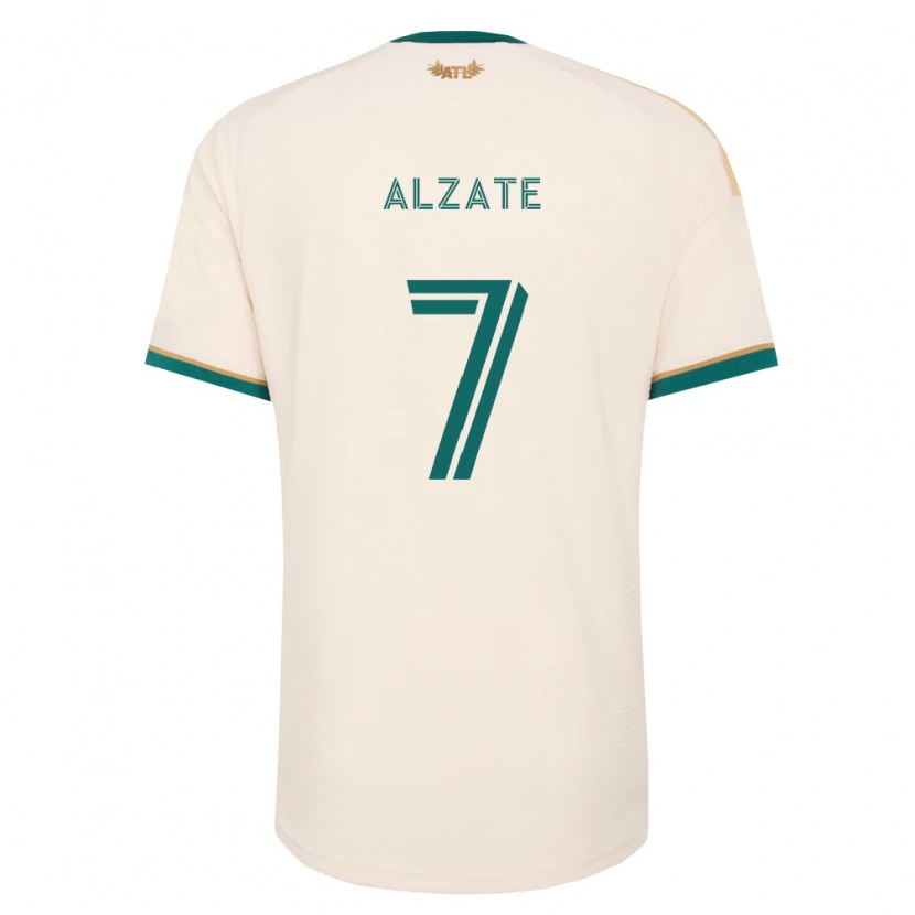 Danxen Dětské Steven Alzate #7 Šampaňská Zelená Daleko Hráčské Dresy 2026/27 Dres