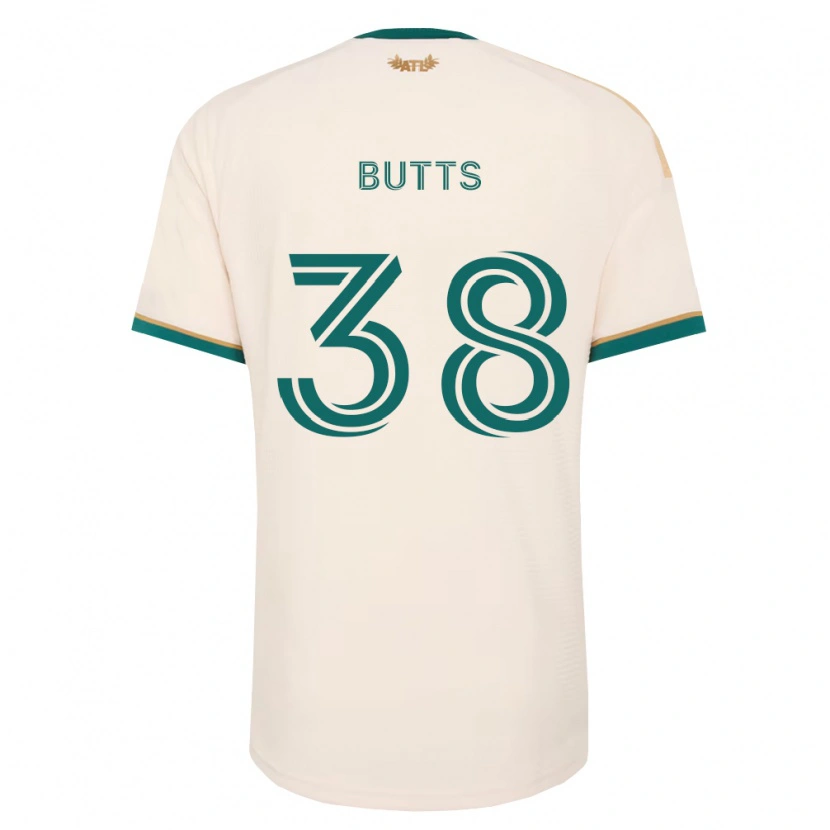 Danxen Dětské Liam Butts #38 Šampaňská Zelená Daleko Hráčské Dresy 2026/27 Dres