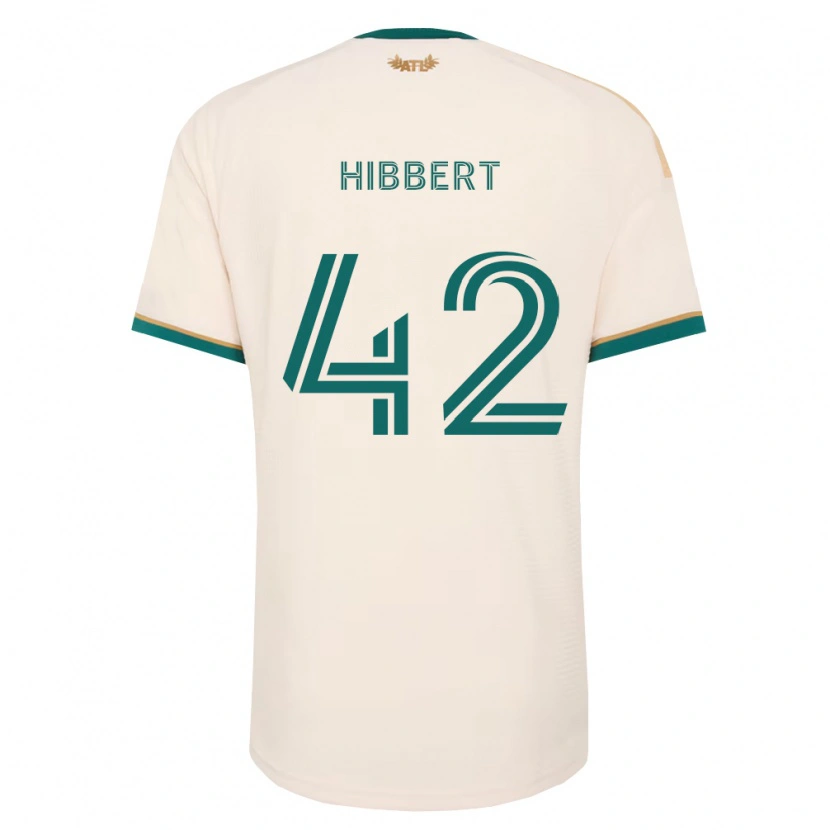 Danxen Dětské Jayden Hibbert #42 Šampaňská Zelená Daleko Hráčské Dresy 2026/27 Dres