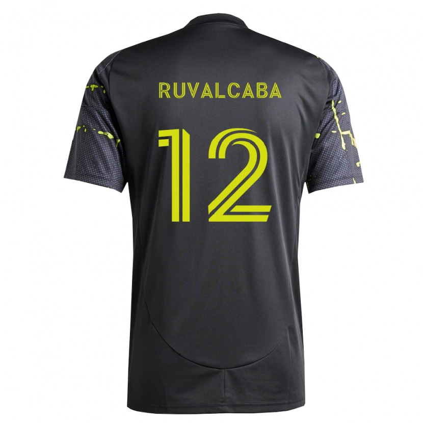 Danxen Dětské Cesar Ruvalcaba #12 Fluorescenční Žlutá Černá Daleko Hráčské Dresy 2026/27 Dres