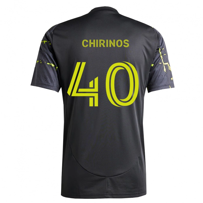 Danxen Dětské Johann Chirinos #40 Fluorescenční Žlutá Černá Daleko Hráčské Dresy 2026/27 Dres
