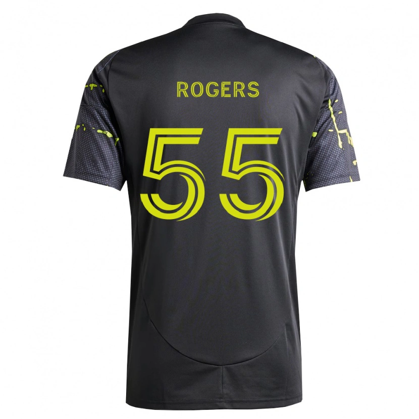 Danxen Dětské Chris Rogers #55 Fluorescenční Žlutá Černá Daleko Hráčské Dresy 2026/27 Dres