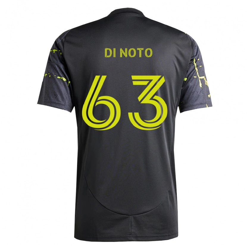 Danxen Dětské Gianmarco Di Noto #63 Fluorescenční Žlutá Černá Daleko Hráčské Dresy 2026/27 Dres