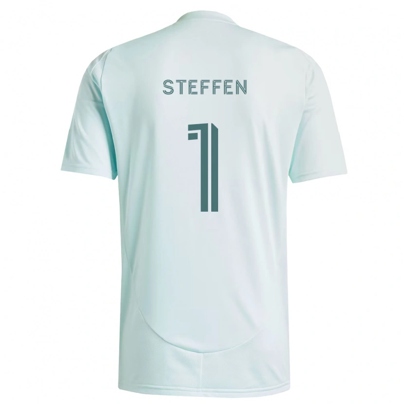Danxen Dětské Zack Steffen #1 Bílá Světle Zelená Daleko Hráčské Dresy 2026/27 Dres