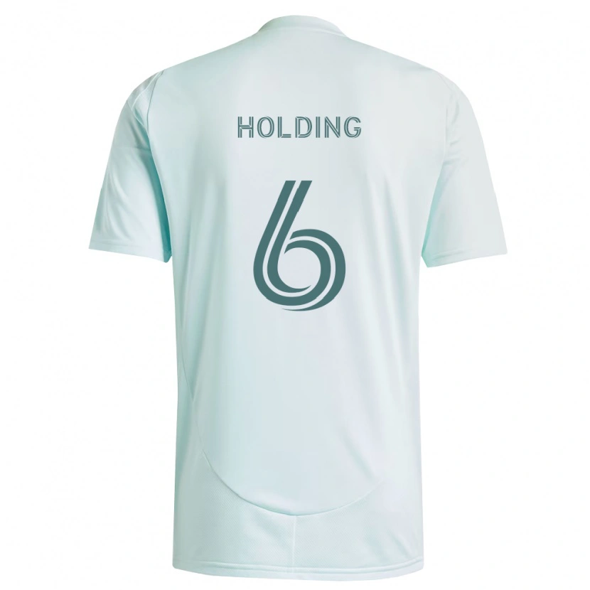 Danxen Dětské Rob Holding #6 Bílá Světle Zelená Daleko Hráčské Dresy 2026/27 Dres